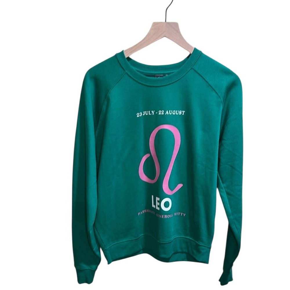 NWT Anthropologie The Zodiac Sweatshirt by Catherine O'Sullivan | LEO